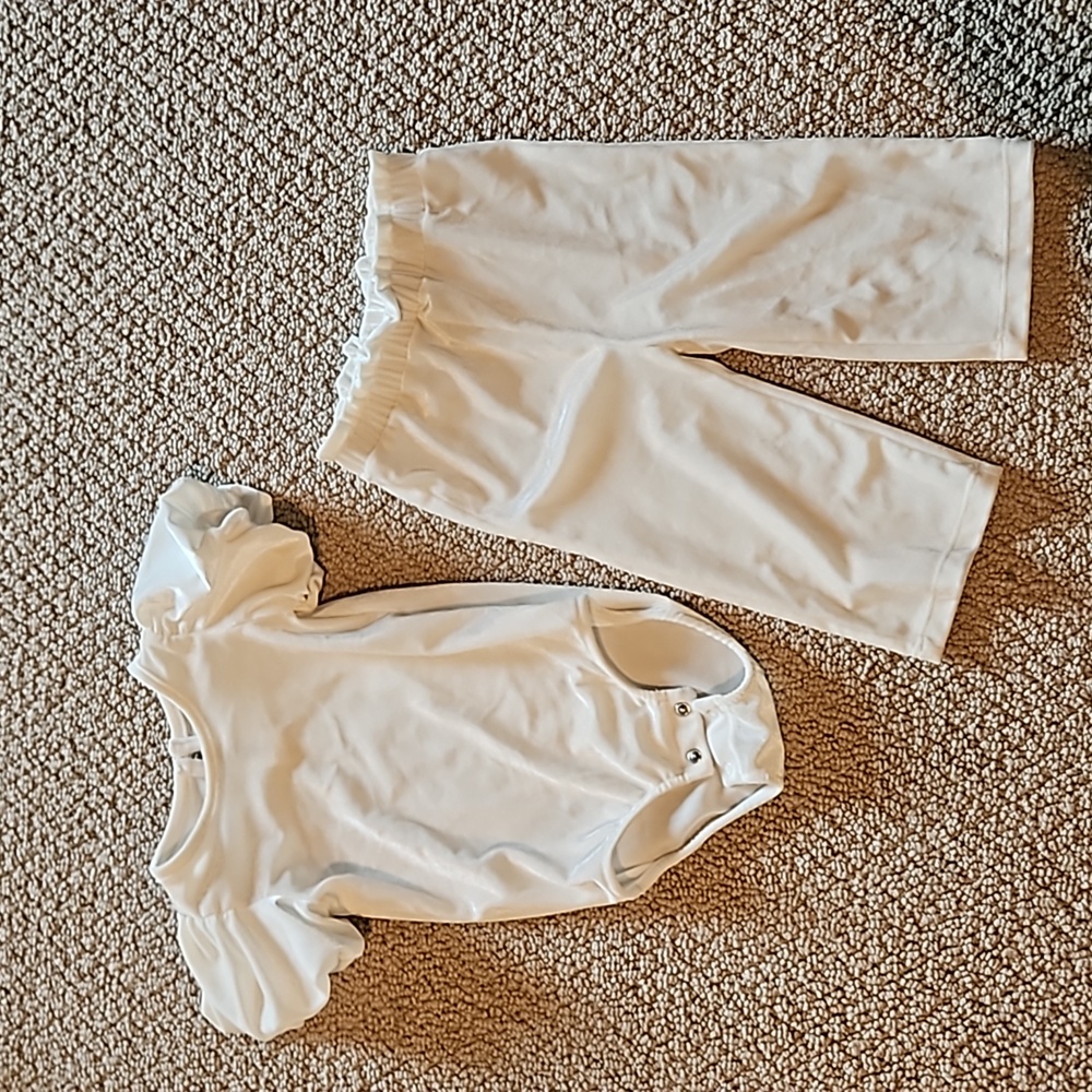 Puff sleeve velvet outfit set GAP